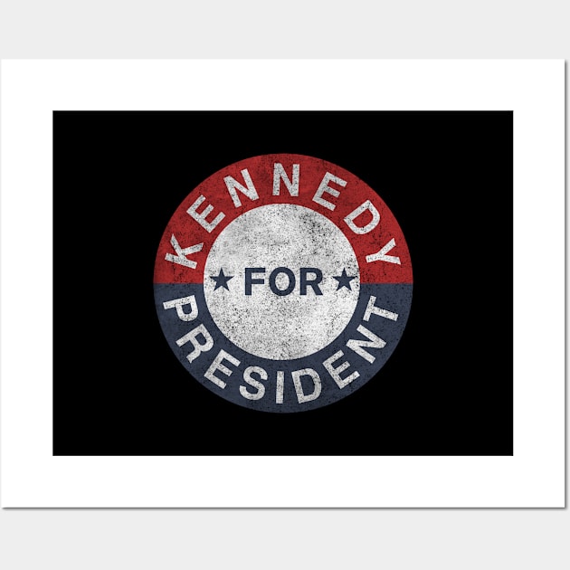 Vintage JFK Kennedy For President 1960 Wall Art by Flippin' Sweet Gear